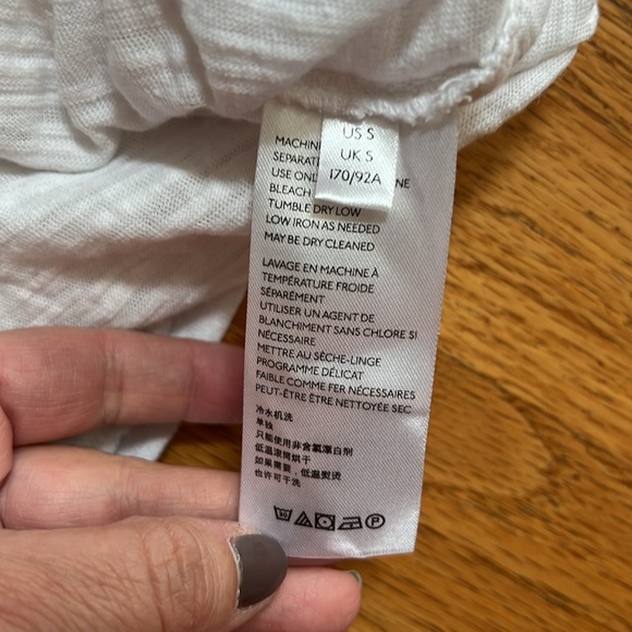 Free People Puffy Sleeve Crop Shirt, Size Small - Picture 4 of 6